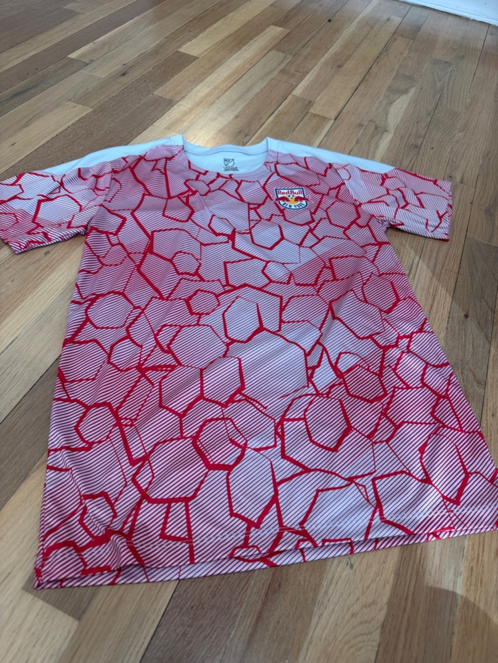 Red Bull Kids' Red Graphic Soccer Jersey